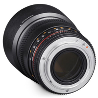 Samyang 85mm T1.5 VDSLR UMC II Cinema Lens for Canon EF