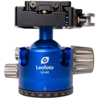 Leofoto LP-324C Poseidon Series 4 Section Water Resistant Carbon Fibre Tripod with Blue LH-40LR Ball Head
