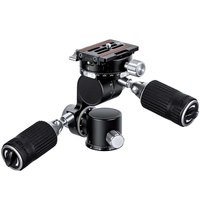 Leofoto FW-01R Pan and Tilt Head with RH-2L Panning Clamp and NP-60 Plate