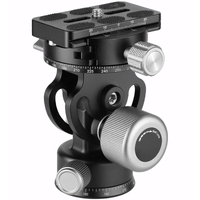 Leofoto VH-20 2-Way Monopod Head with Panning Clamp and BPL-50N Plate