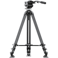 Leofoto LVC-253C Cinematic Video Series 3 Section Tripod with BV-20 Video Head