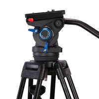 Leofoto VT-20 Video Tripod with LF-75 75mm Video Fluid Head