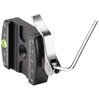 Leofoto LR-50 50mm Quick Release Lever Clamp with NP-50 Plate