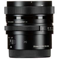 Sigma 35mm f/2 DG Contemporary Lens for Sony E Mount - Black