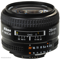Nikon AF 28mm f/2.8D Lens 