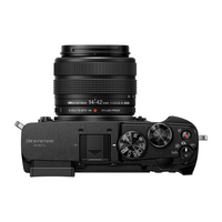 OM SYSTEM PEN Mirrorless Camera with M.Zuiko Digital 14-42mm F3.5-5.6 III Lens Kit - Black