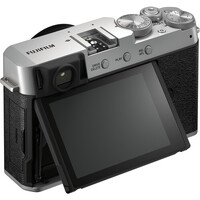 Fujifilm X-E4 Camera + XF 27mm f/2.8 R WR Lens - Silver