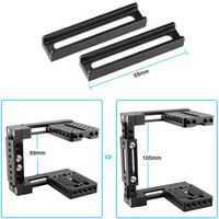 CAMVATE Dual-Use Adjustable Universal Cage Kit with Top Wooden Handle