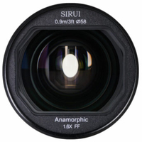 Sirui 35mm T2.9 1.6x Carbon Fiber Anamorphic lens for DJI DL Mount (Blue Flare)