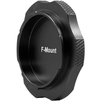 Kondor Blue Nikon F Cine Cap - Metal Body Cap for Camera Lens Port - Black