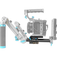 Kondor Blue 15mm LWS Arri/501 Side Loading Baseplate for Red Komodo, BMPCC & Mirrorless - Black