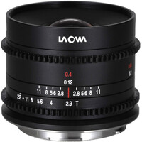 Laowa 9mm T2.9 Zero-D Cine Lens - L Mount