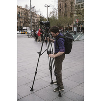 Manfrotto MVTTWINFC 645 FAST Twin Leg Video Tripod with Ultra L-Lock Mechanism - Carbon Fiber