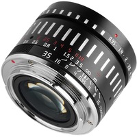 TTArtisan 35mm f/0.95 Lens for Fujifilm X Mount- Black with Silver