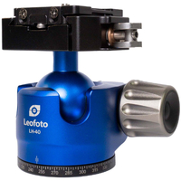 Leofoto LP-324C Poseidon Series 4 Section Water Resistant Carbon Fibre Tripod with Blue LH-40LR Ball Head