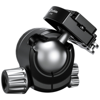 Leofoto LH-47LR 47mm Low Profile Ball Head with LR-60 Quick Release Lever Clamp and QP-70N Plate