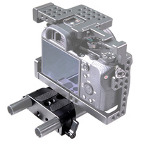 SmallRig Bottom Mount Plate with Dual 15mm Rod Clamp 1674