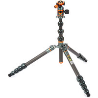 3-Legged Thing Legends Bucky Carbon Fibre Tripod with AirHed VU Ball Head - Grey