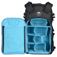 Summit Creative Tenzing 45L Extra Large Zip Top Camera Backpack - Black