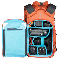 Summit Creative Tenzing 30L Medium Roll Top Camera Backpack - Orange