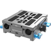 Kondor Blue Universal LWS ARRI Bridge Plate for ARRI, RED, URSA, C70, VENICE - Spacy Grey