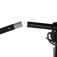 Manfrotto 085B Light Boom 35 Black A25 with Silver Cine Stand & Castors