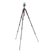 Manfrotto MKBFRTA4RD-BH Befree Advanced Aluminium Travel Tripod Twist Red, Ball Head