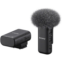 Sony ECM-W3S Wireless Microphone Kit with Charging Case (Single Mic)