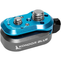 Kondor Blue Mini Lock Quick Release Plates for Professional Camera Workflows (Kondor Blue)