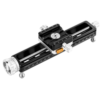 NiSi Quick Adjustment Macro Focusing Rail NM-200S with 360 Degree Rotating Clamp