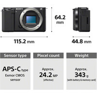 Sony ZV-E10 + 16-50mm PZ OSS Lens - Black 