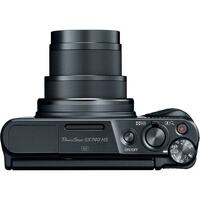 Canon SX740 HS Black Camera Vlogging Kit Includes Microphone + Tripod with Remote