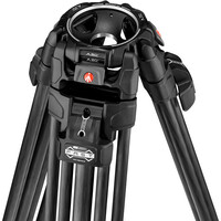 Manfrotto 608 Nitrotech Fluid Head with 645 Fast Twin Carbon Fiber Tripod System and Bag