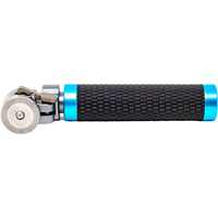 Kondor Blue Quick Release Rosette Hand Grip Set of 2 with Dual Rod Clamp - Space Grey