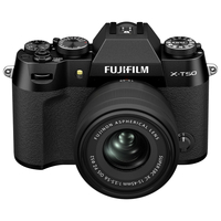 Fujifilm X-T50 with XC 15-45mm Lens - Black
