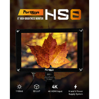 Portkeys HS8 8" 3G-SDI 4K HDMI/3G-SDI High-Bright Monitor with 3D LUT Support