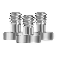 Kondor Blue Replacement 1/4 inch & 3/8 inch Screws for our Mini Quick Release Plates (1/4 inch-20 Short) - 5 pack