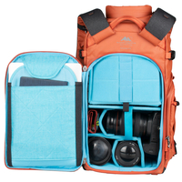 Summit Creative Tenzing 30L Medium Roll Top Camera Backpack - Orange