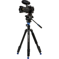 Benro A2883F (S4PRO Head) Aero4, Aluminium, Travel Video Tripod Kit