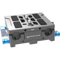 Kondor Blue Universal LWS ARRI Bridge Plate for ARRI, RED, URSA, C70, VENICE - Spacy Grey