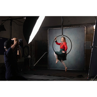 Manfrotto LL LB7932 EzyFrame Vintage Background Kit - 6.5 x 7.5', Sage