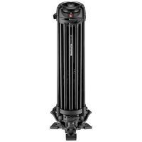 Manfrotto MVK608TWINGA 608 Nitrotech Fluid Video Head and Aluminium Twin Leg Tripod with Ground Spreader