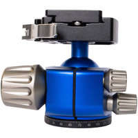 Leofoto LP-324C Poseidon Series 4 Section Water Resistant Carbon Fibre Tripod with Blue LH-40LR Ball Head