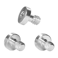 Kondor Blue Replacement 1/4 inch & 3/8 inch Screws for our Mini Quick Release Plates (1/4 inch-20 Short) - 5 pack
