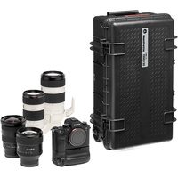 Manfrotto MB PL-RL-TH55-F Pro Light Reloader Tough-55 High Lid Wheeled Hard Case with Foam Insert
