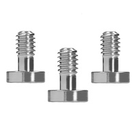 Kondor Blue Replacement 1/4 inch & 3/8 inch Screws for our Mini Quick Release Plates (1/4 inch-20 Short) - 5 pack