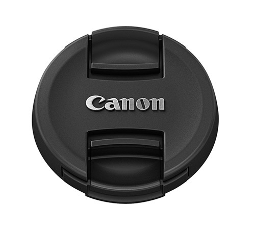 Kurphy Professional 52mm Front Lens Hood Cap Cover for all Canon Lens Filter with cord New Cap Cover Center Pinch Snap Black Black