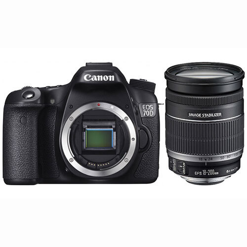 Canon 70D + 18-200mm IS Lens – Premium IS Kit | Digital Camera 