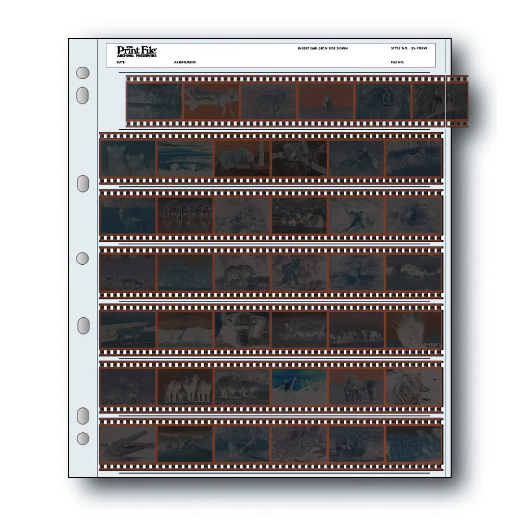 100x eTone Archival Storage Sheets 120 Negative Page Preservers 100x120 