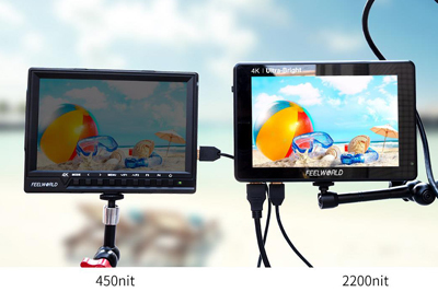FeelWorld LUT7S 7inch 3D LUT 4K HDMI and SDI Monitor - Image2